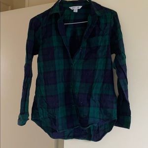 Flannel button down